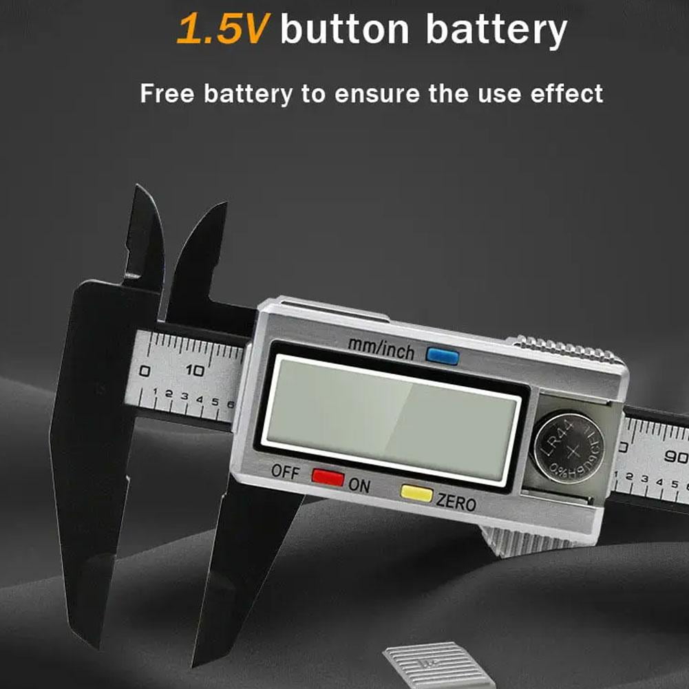 Digital Caliper 6 Inch Electronic Vernier Caliper 100mm Ruler Micrometer 0.1mm Wholes C6Q3 Measuring 150mm Calliper Tool Digital