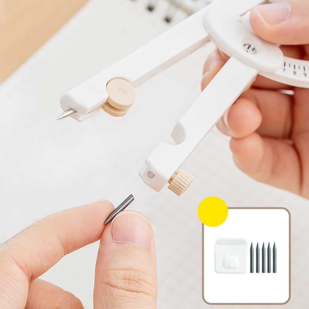 Student Drawing Circle Tool with Lockable Wing Divider for for Drawing Circle, Adjustable Caliper Drawing Circle Tool