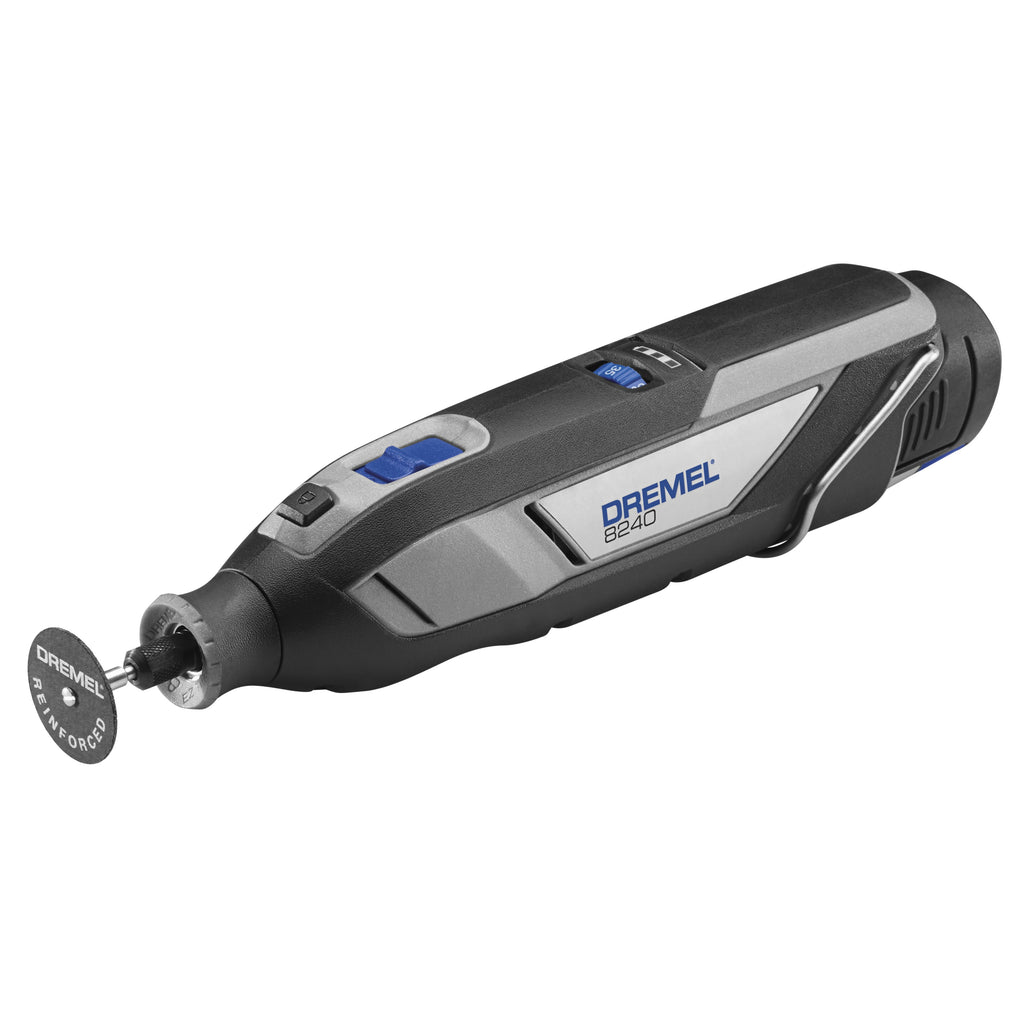 Dremel 8240-5 12V-Cordless Variable Speed Rotary Tool, 2Ah Li-Ion Battery with 5 Accessories, & Dremel Soft Case