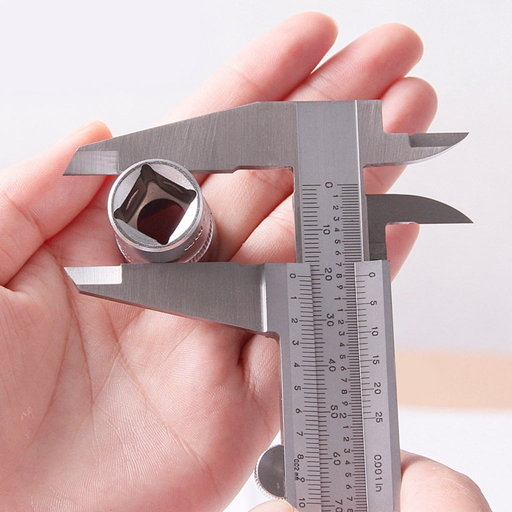 Easy Slide Calipers with Clear Double Scale Marking 0.1mm Resolution Verniers Calipers Tool for Accurate Reading