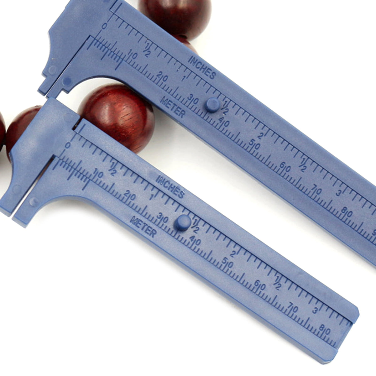 SIEYIO Handy Sliding Gauge Vernier Caliper Ruler Measuring Tool Double Scales mm/inch
