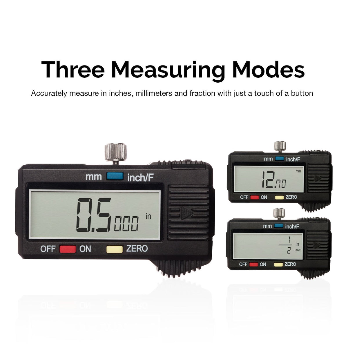 NEIKO 01409A 12” Electronic Digital Caliper | Extra Large Display | 0-12 Inches | Inch/Fractions/Millimeter Conversion | Polished Stainless Steel