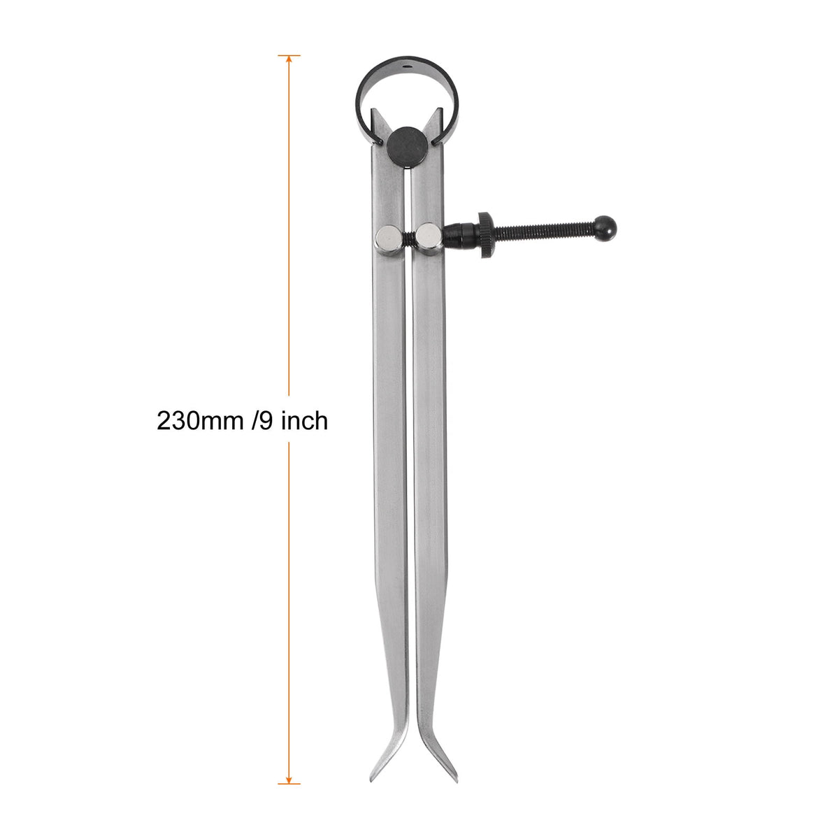 Spring Joint Caliper 8 inch/200mm Steel Spring Inside Caliper for Wood Turning Lathe Work