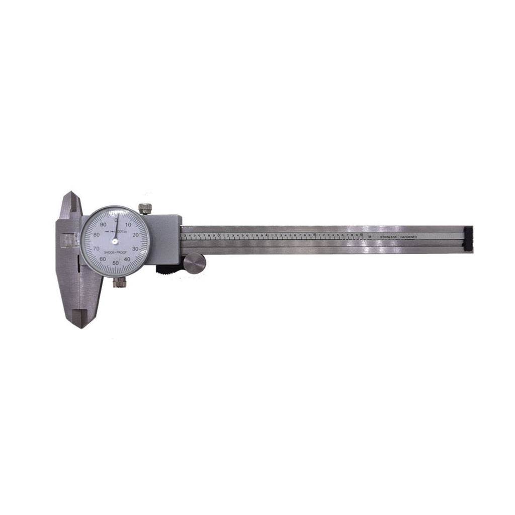 6 inch Digital Caliper 0.001" Stainless Steel Shockproof 4-Way Measurement with Plastic Case