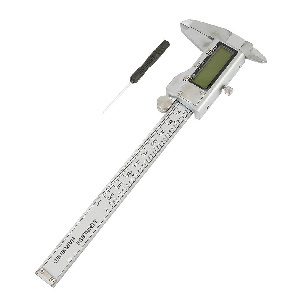 Stainless Steel Digital Vernier Calipers, High-Precision Calipers 0-150Mm Replac With Battery Fangkenuo