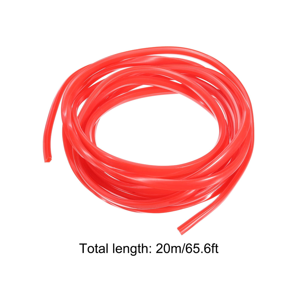 Uxcell Aluminum Profile Slot Cover Flat Seal Red 8M Length 0.31" Width 3030 4040 Series