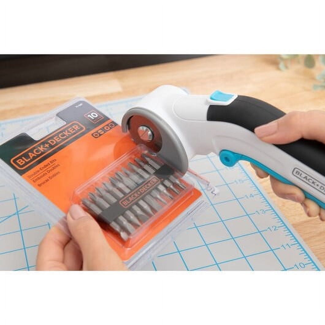 BLACK+DECKER 4V MAX USB Rechargeable Corded/Cordless Power Rotary Cutter, (BCRC115FF)