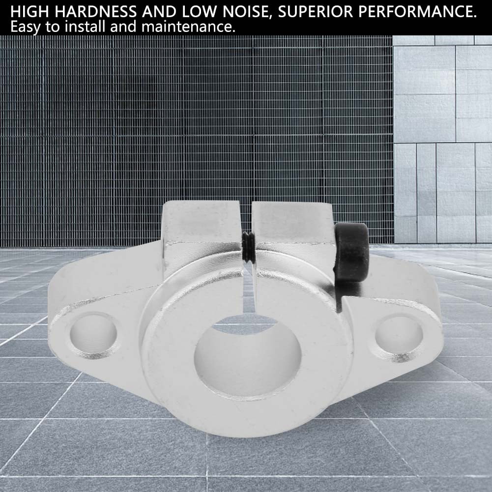 NFTIGB Premium SHF12 Linear Rail Shaft Support Bracket Horizontal Stand for 3D Printers, CNC Engraving Machines, and Mechanical Installations, 5.0 x 4.0 x 3.0 inches / 12.7 x 10.2 x 7.6 cm, 2-Pack