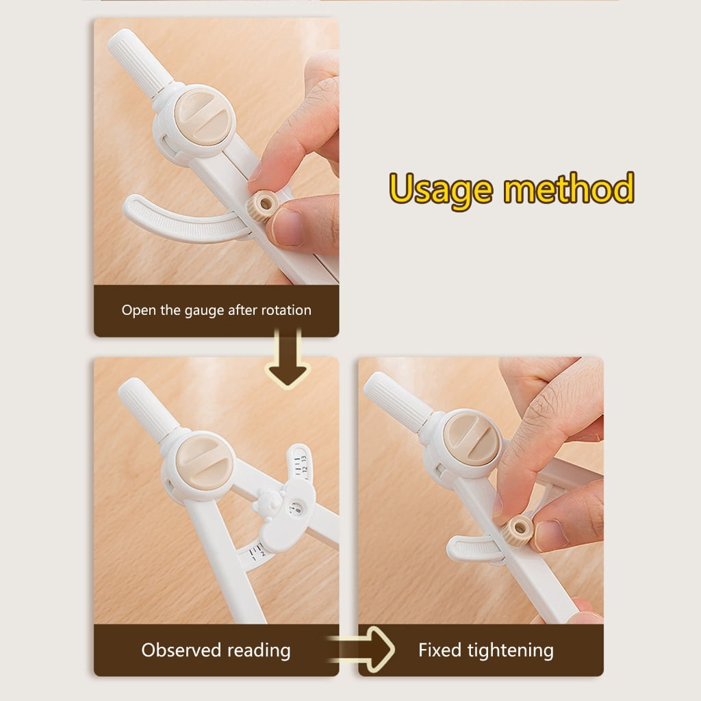 Student Drawing Circle Tool with Lockable Wing Divider for for Drawing Circle, Adjustable Caliper Drawing Circle Tool