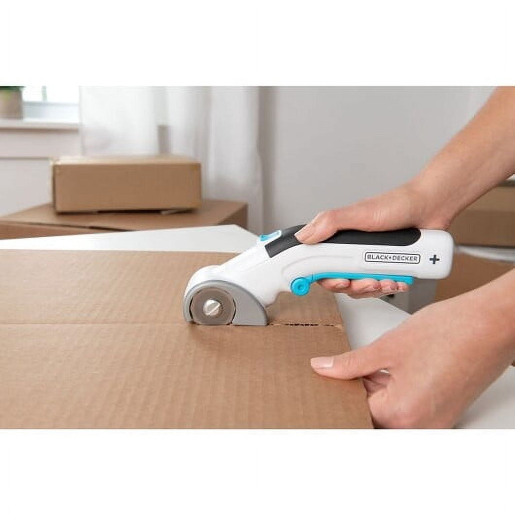 BLACK+DECKER 4V MAX USB Rechargeable Corded/Cordless Power Rotary Cutter, (BCRC115FF)