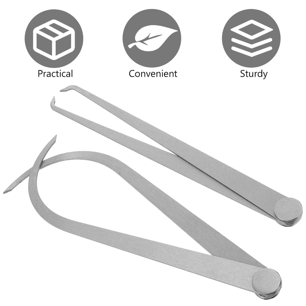 RENACLIPY Coophya 4-Piece Steel Carving Caliper Set for Sculpture, Pottery, Woodworking, and Accurate Measurements