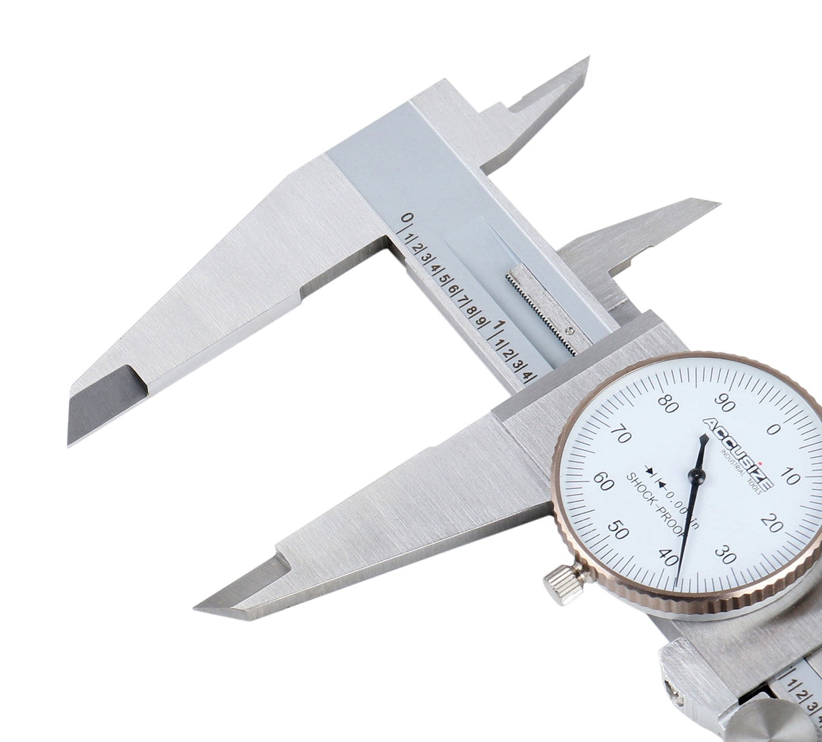 Accusize 0-12 inch by 0.001 inch Precision Dial Caliper, Stainless Steel, in Fitted Box, P920-S212