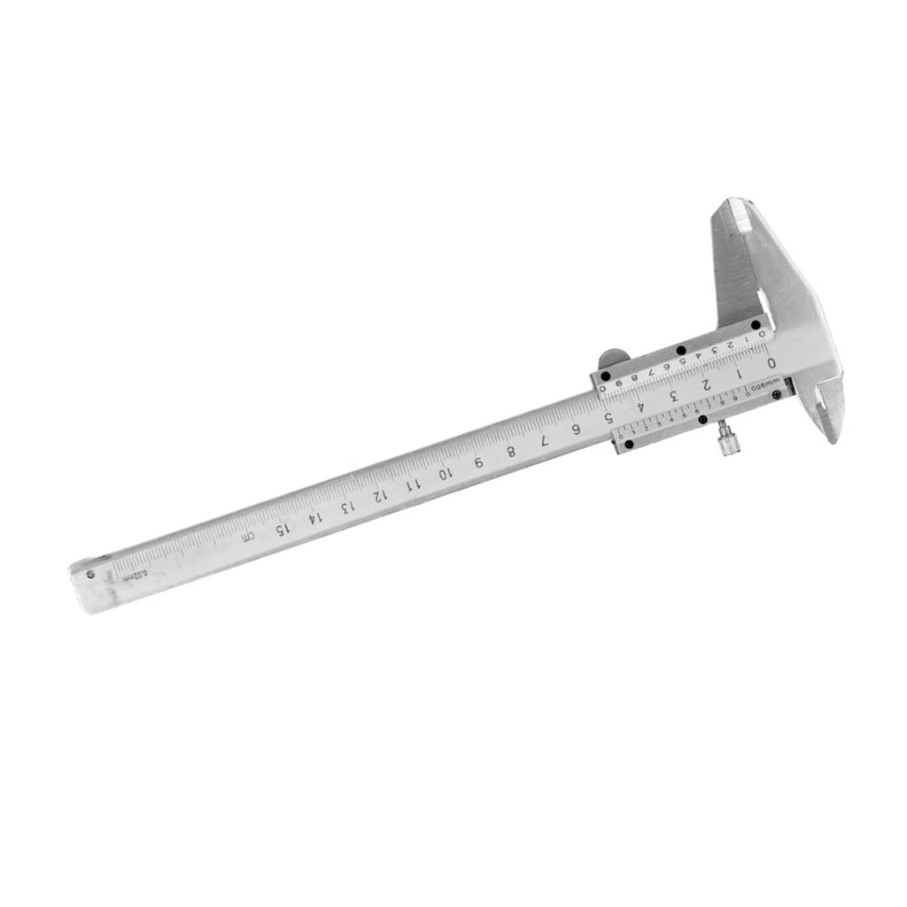 M Buder High Accuracy Carbon Steel Metal Vernier Caliper Micrometer Gauge Measuring Tool, 0-150 mm / 0-6 inches