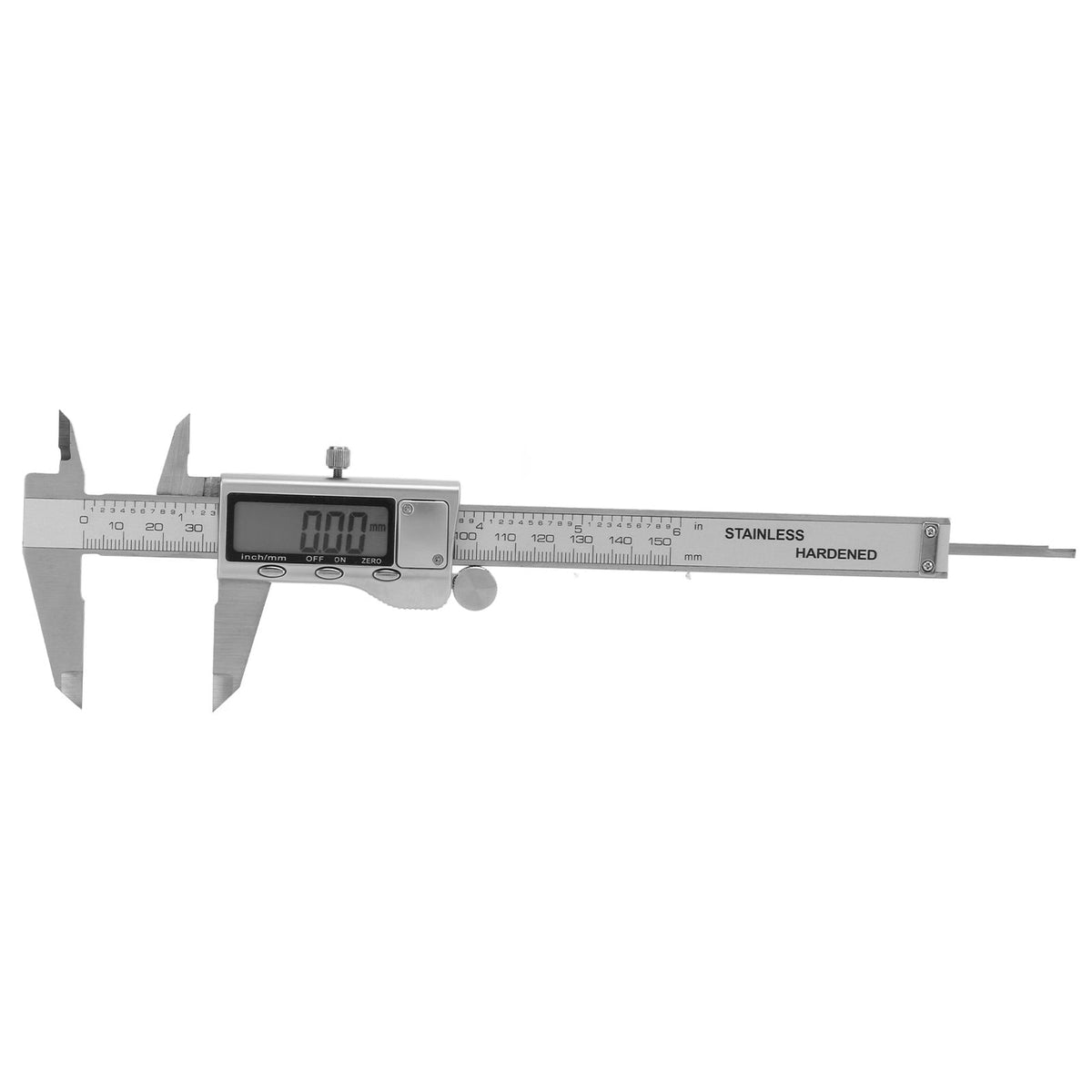 BIMZUC Digital Vernier Caliper Stainless Steel 0-6 in / 0-150 mm High Accuracy Electronic Measuring Tool