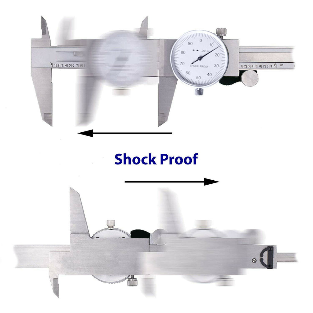 0.01Mm High Precision Stainless Steel Vernier With Table Caliper 0-150 Mm Micrometer Caliper Dial Vernier Caliper Measuring Tool