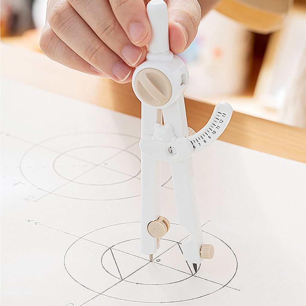 Student Drawing Circle Tool with Lockable Wing Divider for for Drawing Circle, Adjustable Caliper Drawing Circle Tool