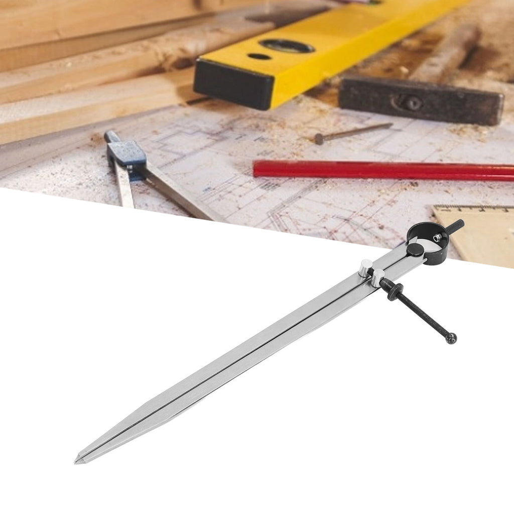 M Buder Wing Divider Adjustable Divider Calipers with Spring Nut for Leather Scribing and Marking Carbon Steel Compass Tool 5 inches / 125 mm for Wood Plastic Metal Surface