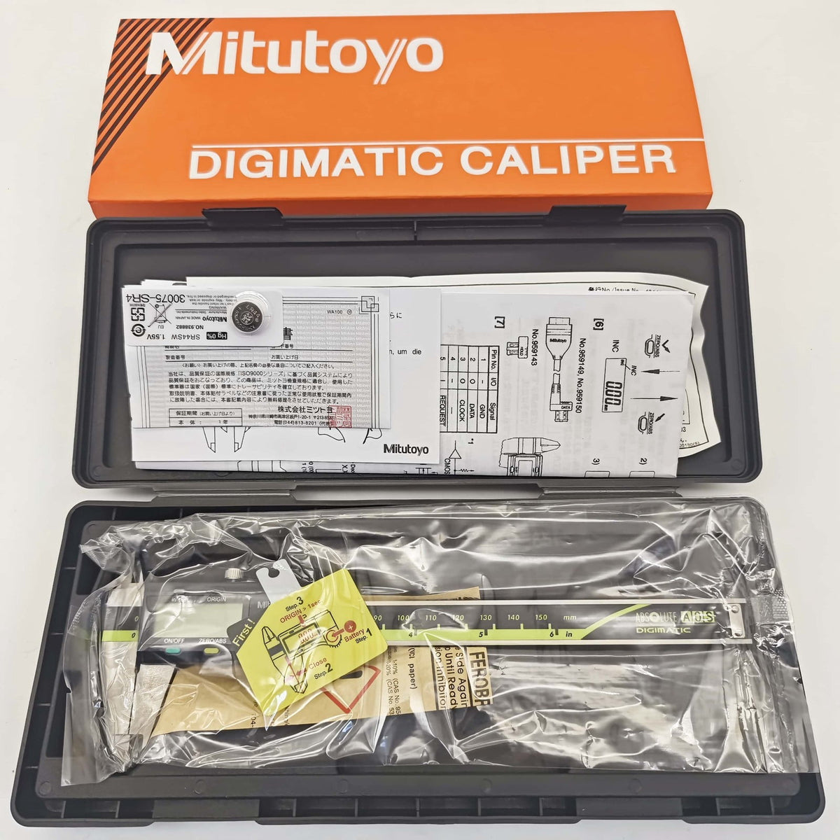500-196-30 Mitutoyo Japan 150mm/0-6 Absolute Digital Digimatic Vernier CaliperUS