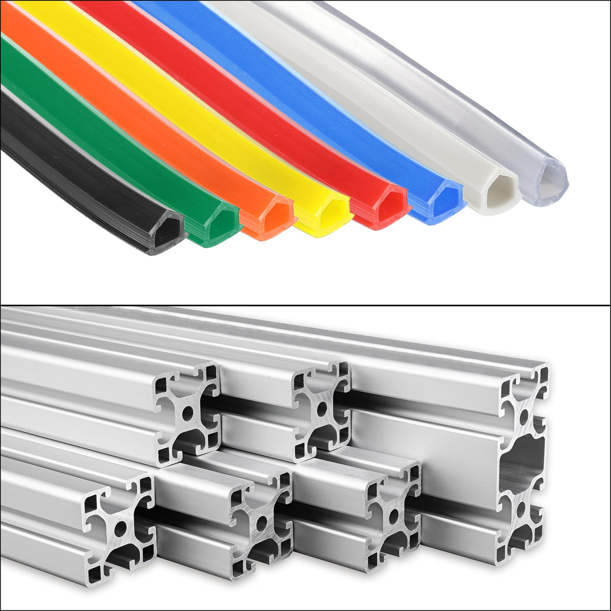 Uxcell Aluminum Profile Slot Cover Flat Seal Red 8M Length 0.31" Width 3030 4040 Series