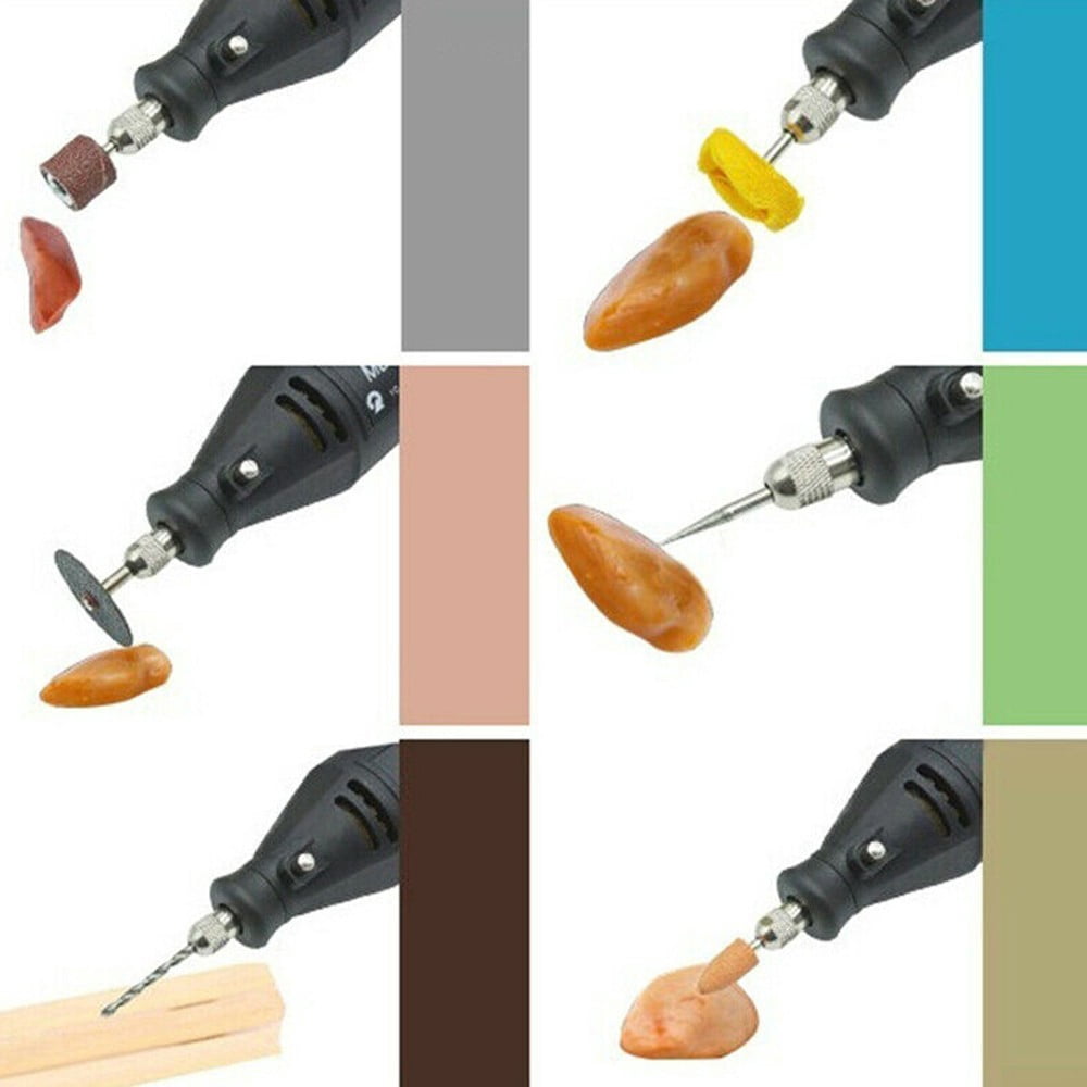 105pcs Mini Electric Drill Grinder For Rotary Power Tool Grinding Polishing Set