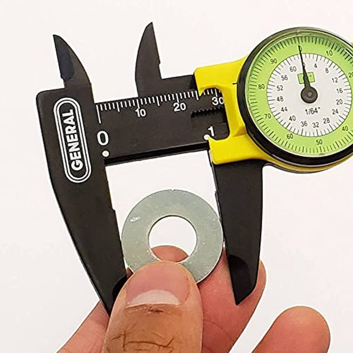 general tools 142 6" english & metric plastic dial caliper