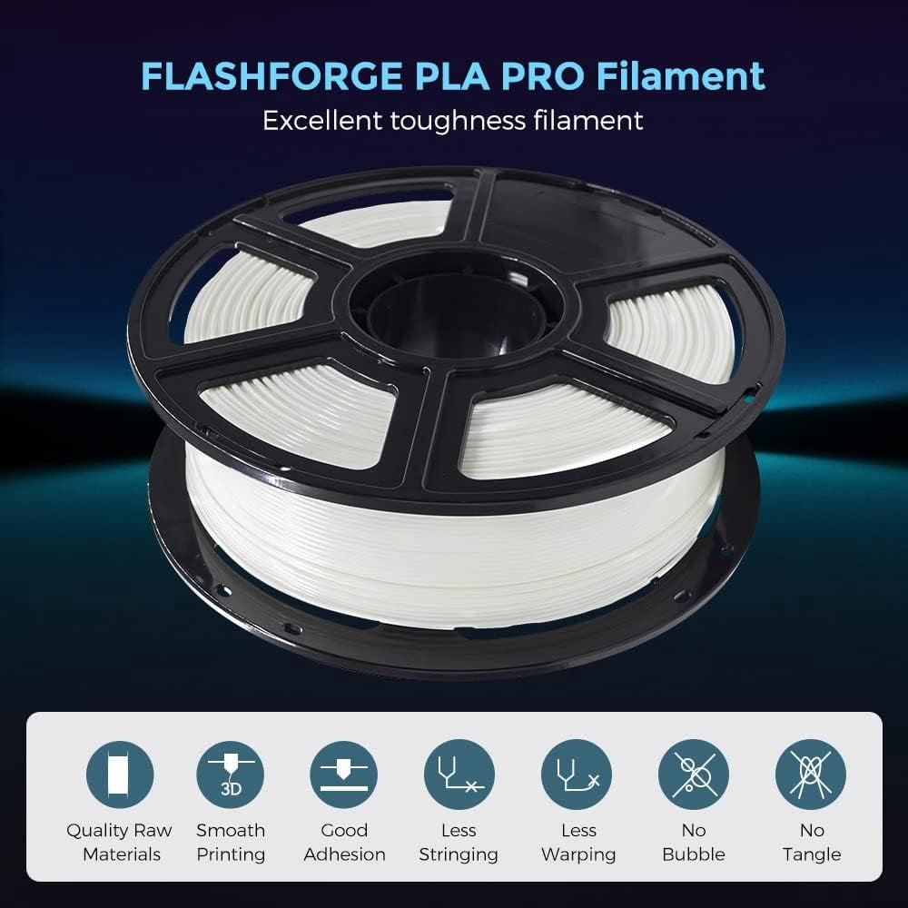 Flashforge PLA Filament 1.75mm, 1KG/2.2lbs PLA 3D Printer Filament, Burnt Titanium