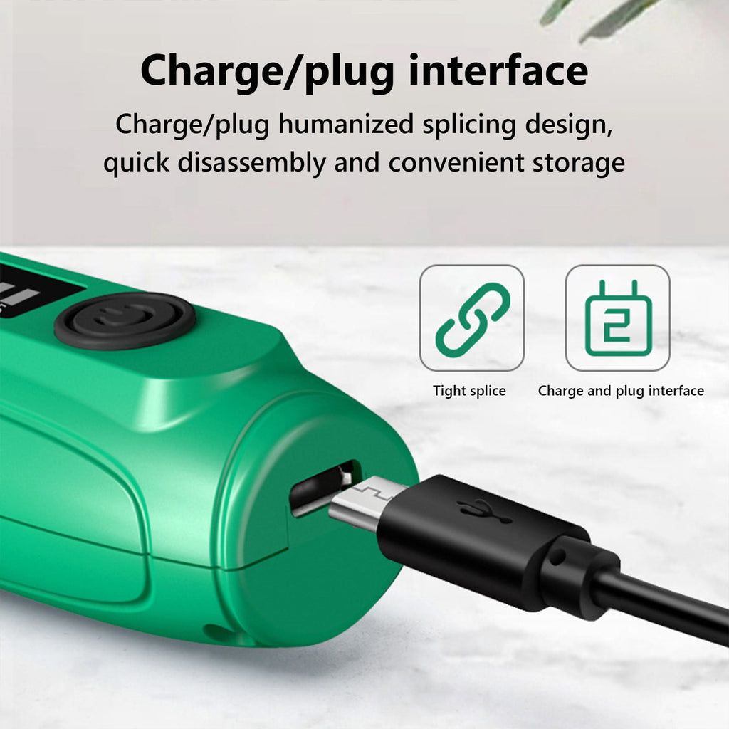 Fmxomd Mini Cordless Rotary Tool, 5-Speed 3.7V Rechargeable Rotary Tool Kit with Multi Accessories, USB Charging Multi-Purpose DIY Tool for Sanding, Polishing, Drilling, Engraving(Green)
