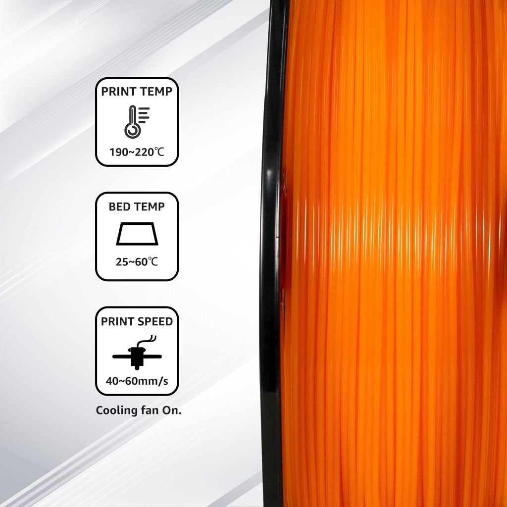 Flashforge PLA Filament 1.75mm, 1KG/2.2lbs PLA 3D Printer Filament, Burnt Titanium