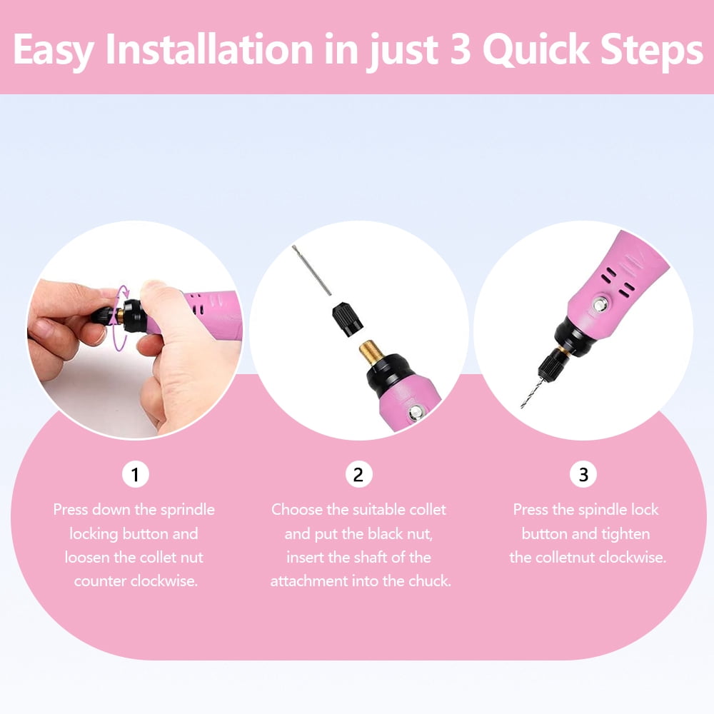 3.6V DIY Mini Electric Rotary Tool, 3 speed and USB charging with 86pcs accessories, Cordless Household Hand-held Electric Engraving Tool For Engraving