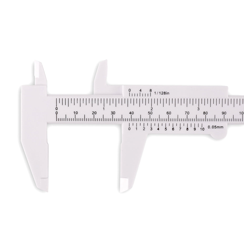 Eztrain Plastic Vernier Caliper (2pcs), 150 mm Mini Plastic Caliper