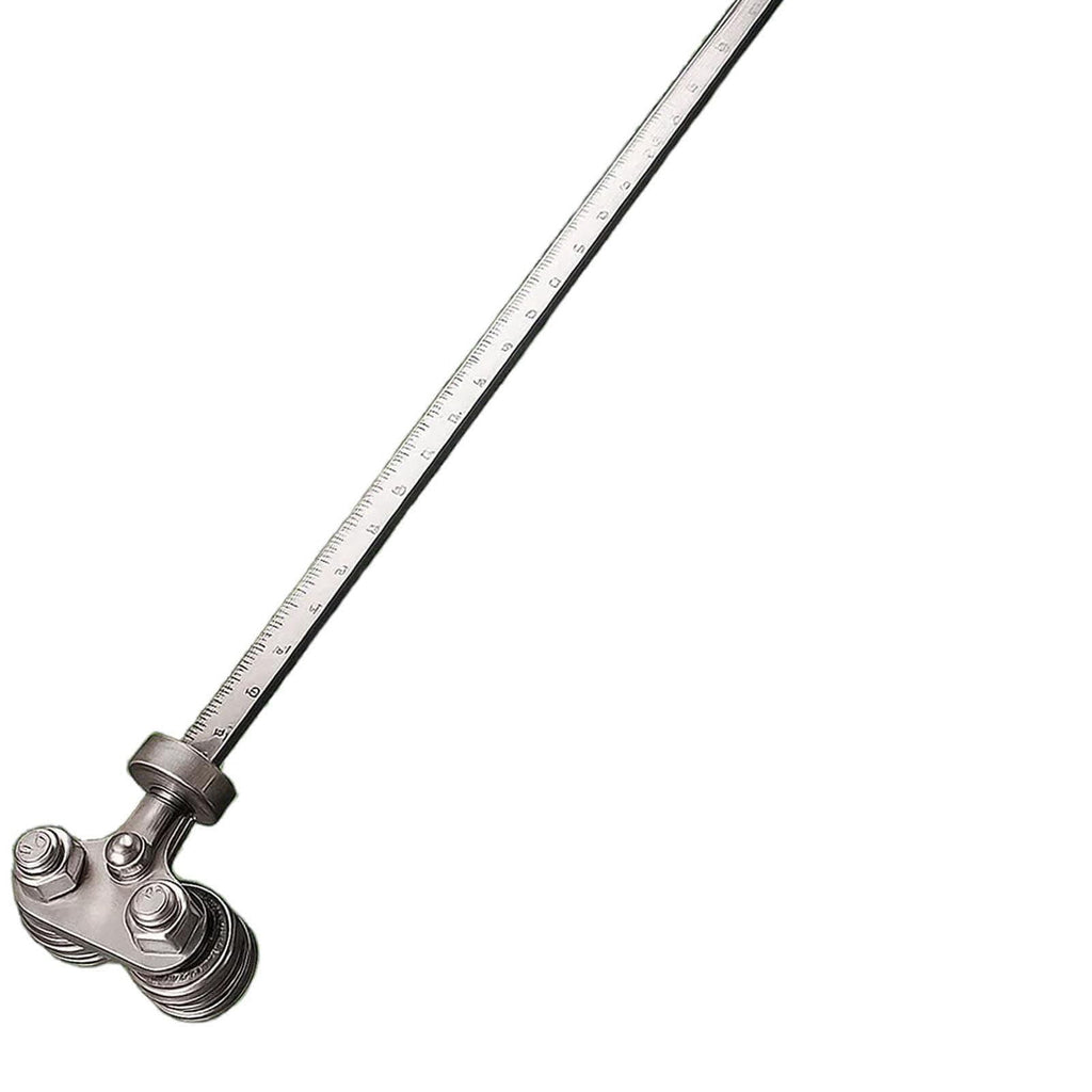 Positioning Calipers for Precise Measurements & Easy Wood Cutting, Stainless Steel Cutting Guide for Circular Saws, Adjustable Guide Rail Double axis 500mm