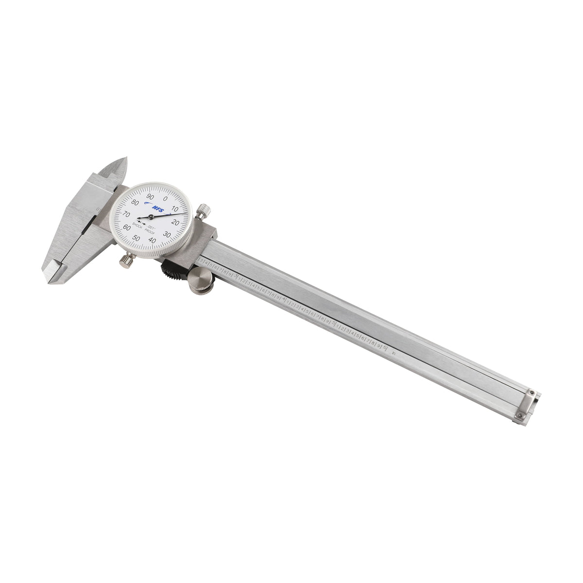 HFS(R) 0-6" Imperial Dial Caliper 4 Way Measurment .001" Accuracy Shockproof Carbon Steel