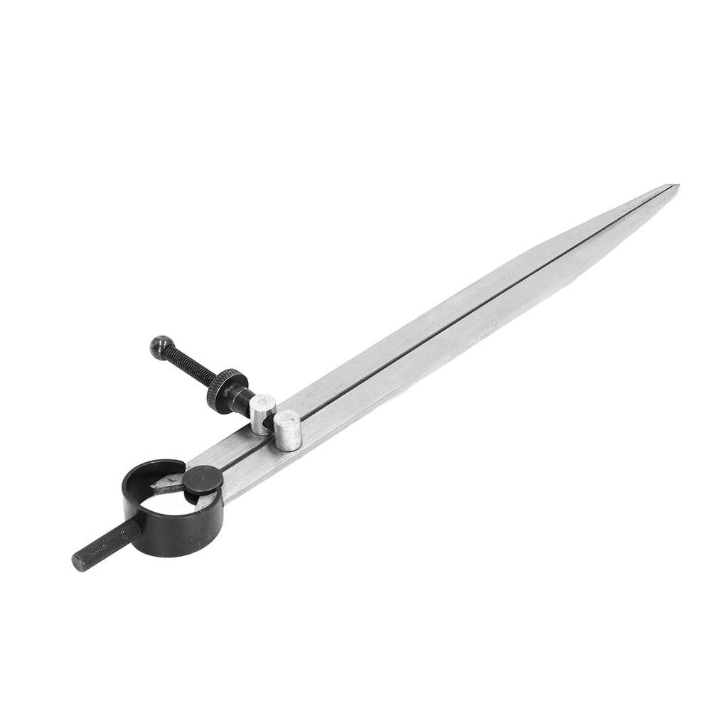 M Buder Wing Divider Adjustable Divider Calipers with Spring Nut for Leather Scribing and Marking Carbon Steel Compass Tool 5 inches / 125 mm for Wood Plastic Metal Surface