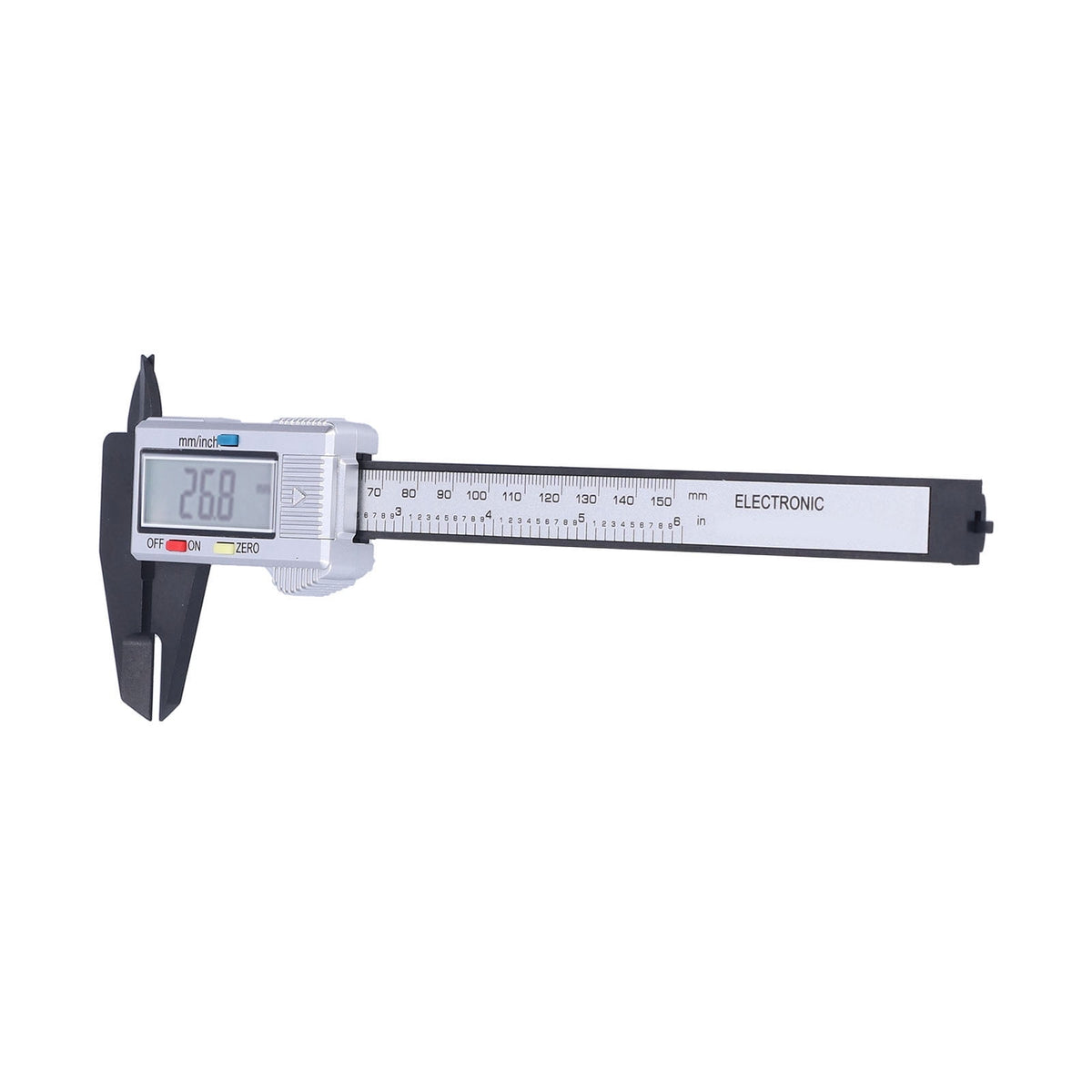 M Buder Electronic Digital Caliper Measuring Tool LCD Display 0-150mm 6 Inches Lightweight Durable DIY Supplies