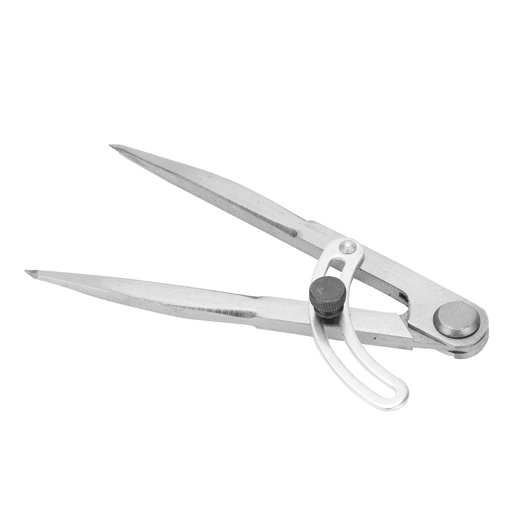 NFTIGB Wing Compass Caliper Leather Edge Spacing Taper Measuring Marking Divider Caliper 150mm / 5.9 inches Stainless Steel Craft Tool