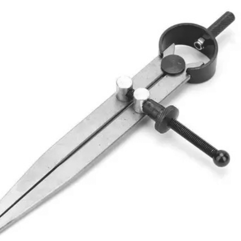 Adjustable Steel Spring Divider Caliper Tool for Precision Measuring, Marking, Scribing, Engineering, Workshop and Machining Use