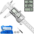 CACHOR KQL040 3 Unit Conversion Stainless Steel Adjustable Caliper, 6 inch