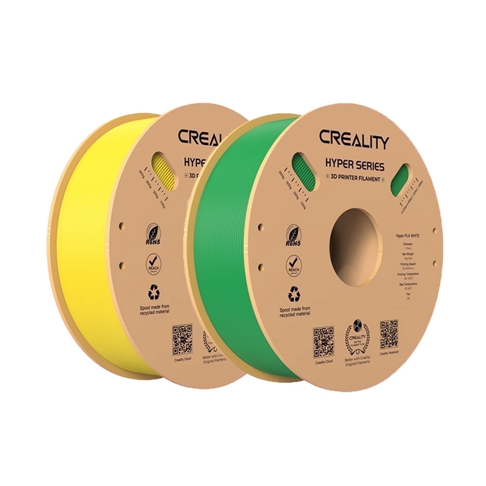 Creality Hyper PLA Filament 5kg/11lbs Spool K1 Max/Ender 3 V3 SE/KE Fused Deposition Modeling 3D Printer Filament 1.75 mm for Home Shcool Office Beginners