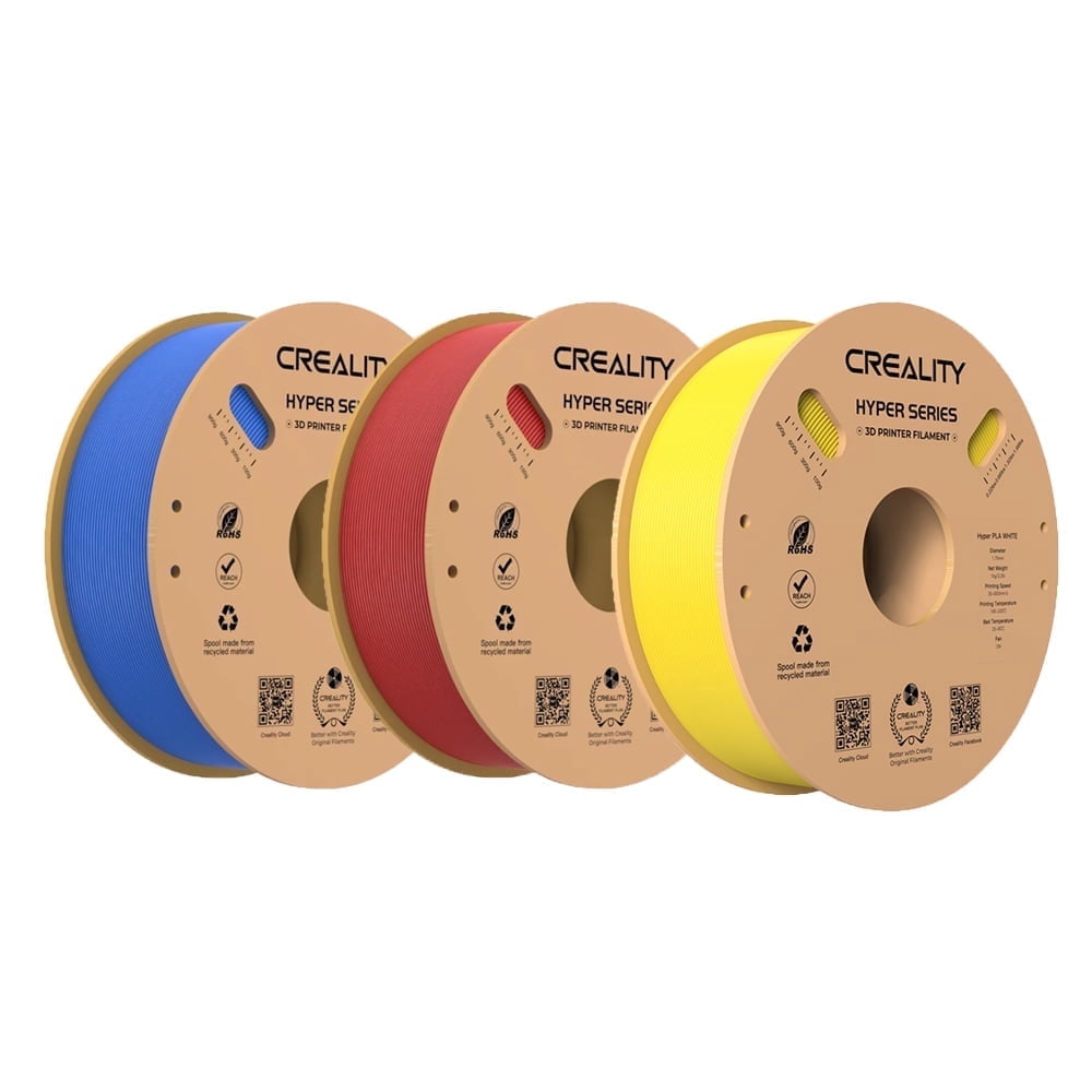 Creality Hyper PLA Filament 5kg/11lbs Spool K1 Max/Ender 3 V3 SE/KE Fused Deposition Modeling 3D Printer Filament 1.75 mm for Home Shcool Office Beginners