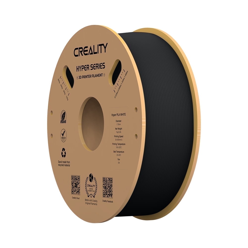 Creality Hyper PLA Filament 3D Printer Filament 600mm/s Higher Toughness High-Speed Printing Dimensional Accuracy +/- 0.03mm 1kg(2.2lbs) Compatible with Most 3D Printers, Red