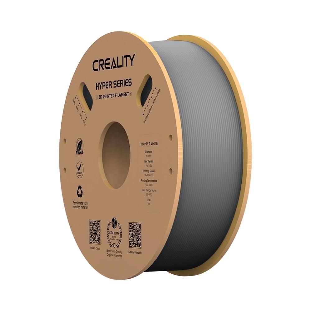Creality Hyper PLA Filament 3D Printer Filament 600mm/s Higher Toughness High-Speed Printing Dimensional Accuracy +/- 0.03mm 1kg(2.2lbs) Compatible with Most 3D Printers, Red