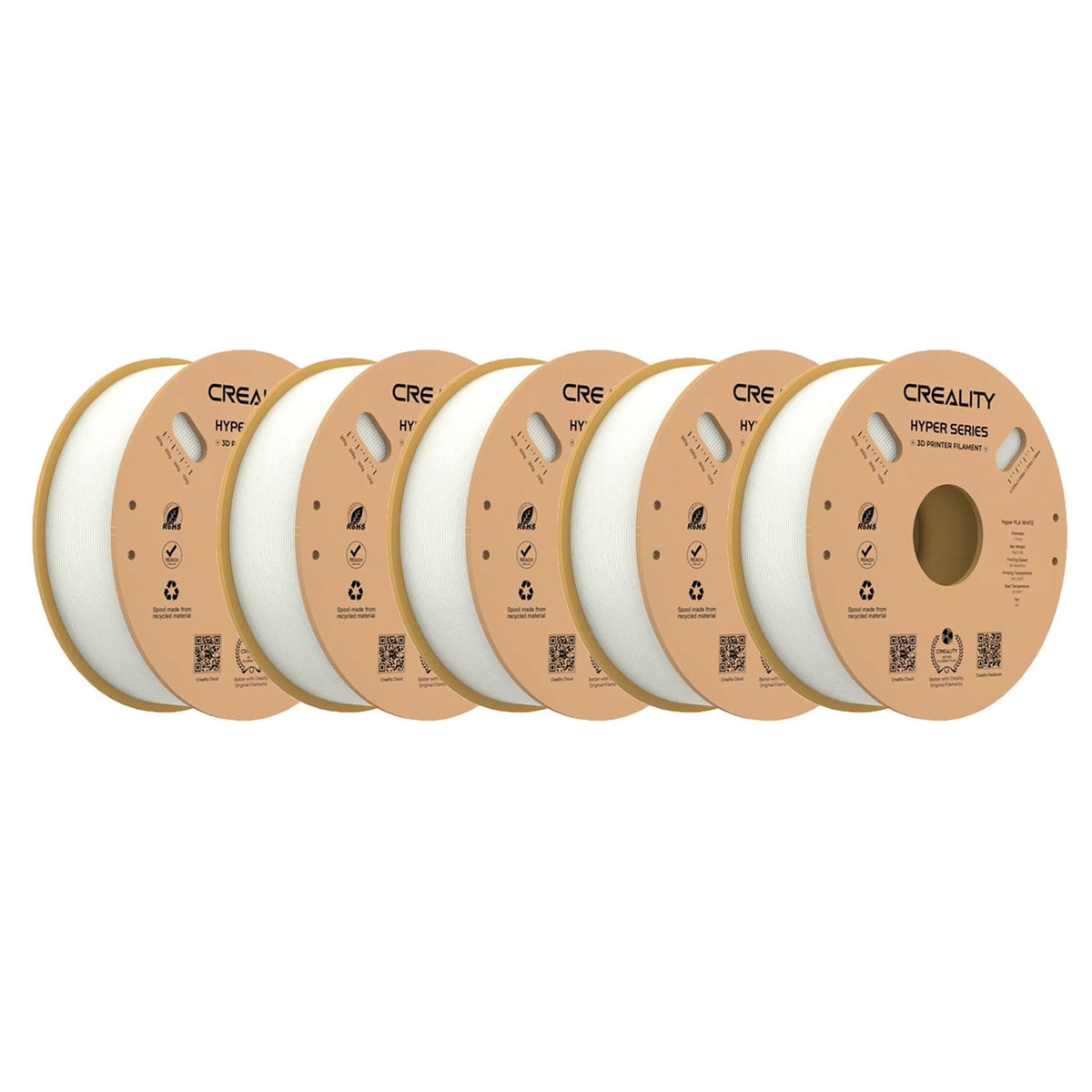 Creality Hyper PLA Filament 5kg/11lbs Spool K1 Max/Ender 3 V3 SE/KE Fused Deposition Modeling 3D Printer Filament 1.75 mm for Home Shcool Office Beginners