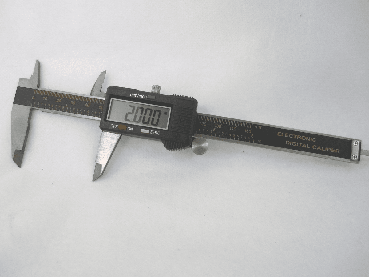 Digital Caliper 6 Inch Stainless Steel Measures Inch/MM with Case & Battery - Code Auto Tool and Restoration Supply