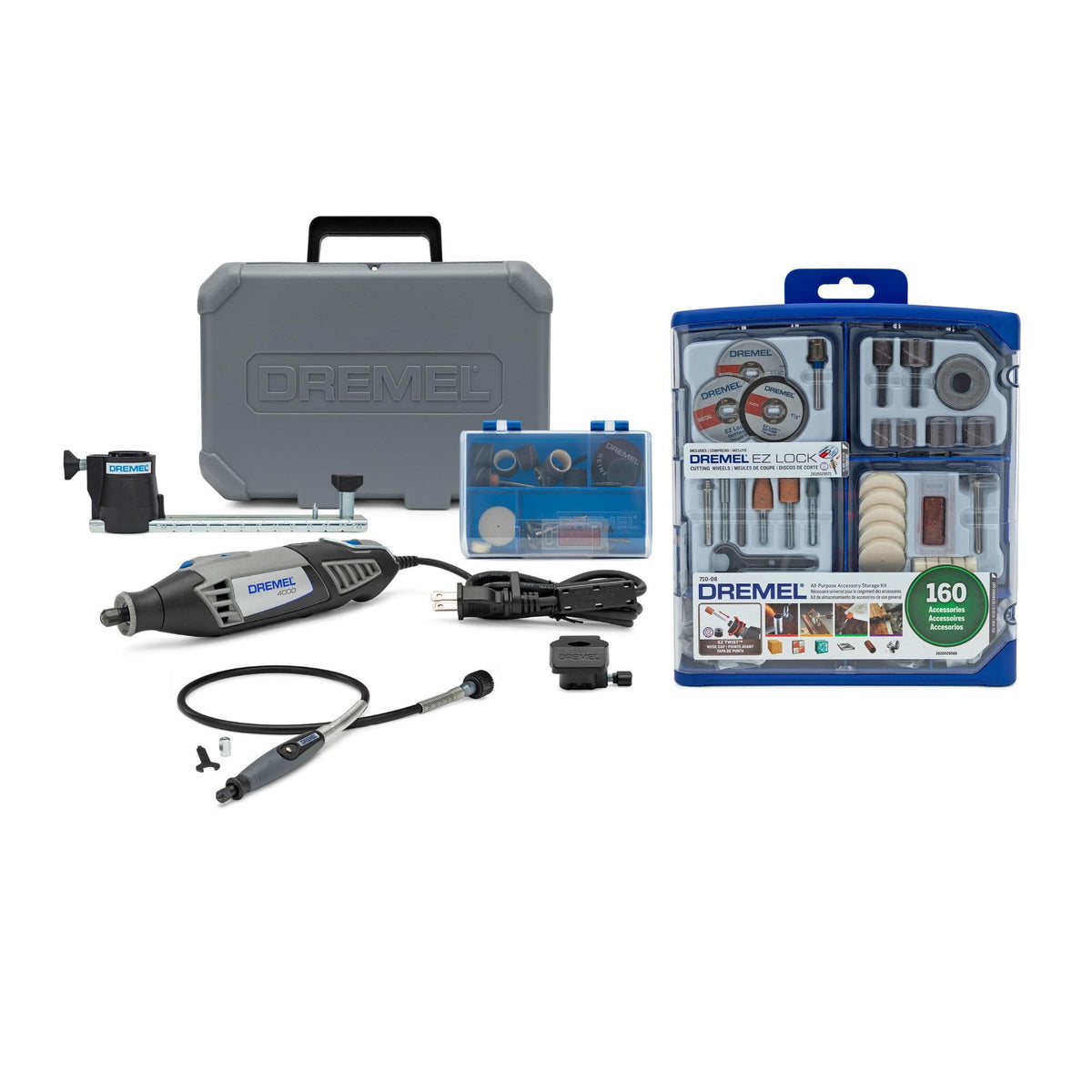 Dremel 4000-2/30 Rotary Tool Kit with All-Purpose Rotary Accessory Bundle