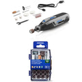 Dremel 7760-N/10W 4V Lite Lithium Ion Cordless Rotary Tool Kit + 31 piece Sanding /Grinding kit ideal for DIY craft and other light projects