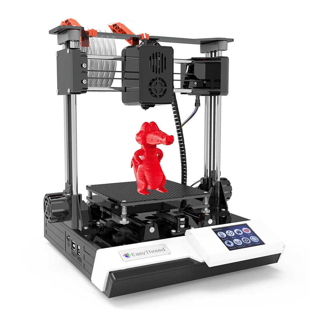 EasyThreed K6 3D Printer for Kids and Beginners, Desktop FDM 3D Printer with 2.4'' Touchscreen Control, 10m PLA Filament, Quick Assembly, Print Size 3.94x3.94x3.94in
