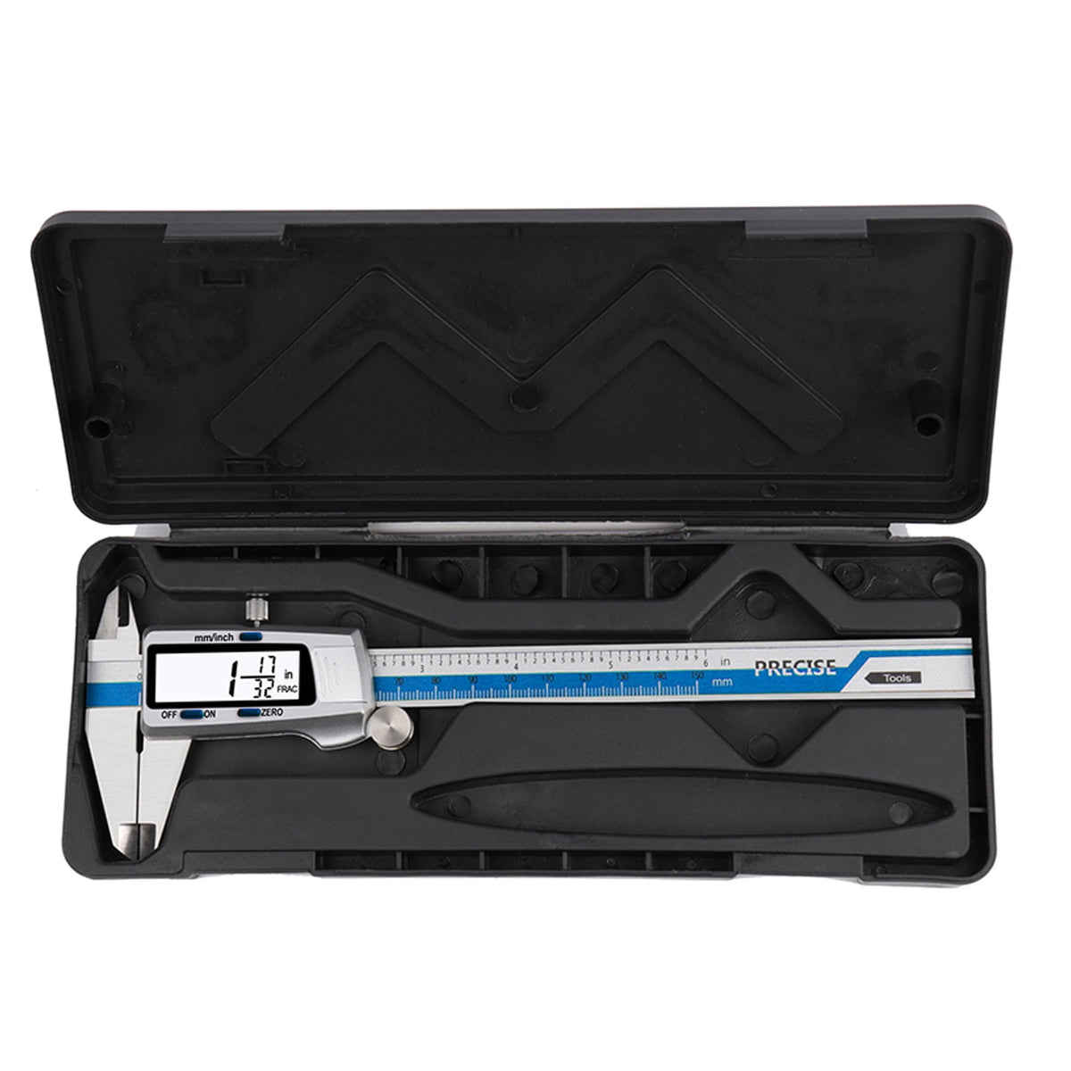 Electronic Digital Caliper Stainless Steel Slide Caliper Measuring Tool Electronic Micrometer Caliper With Large LCD Screen 3 Measurement Units Switchable