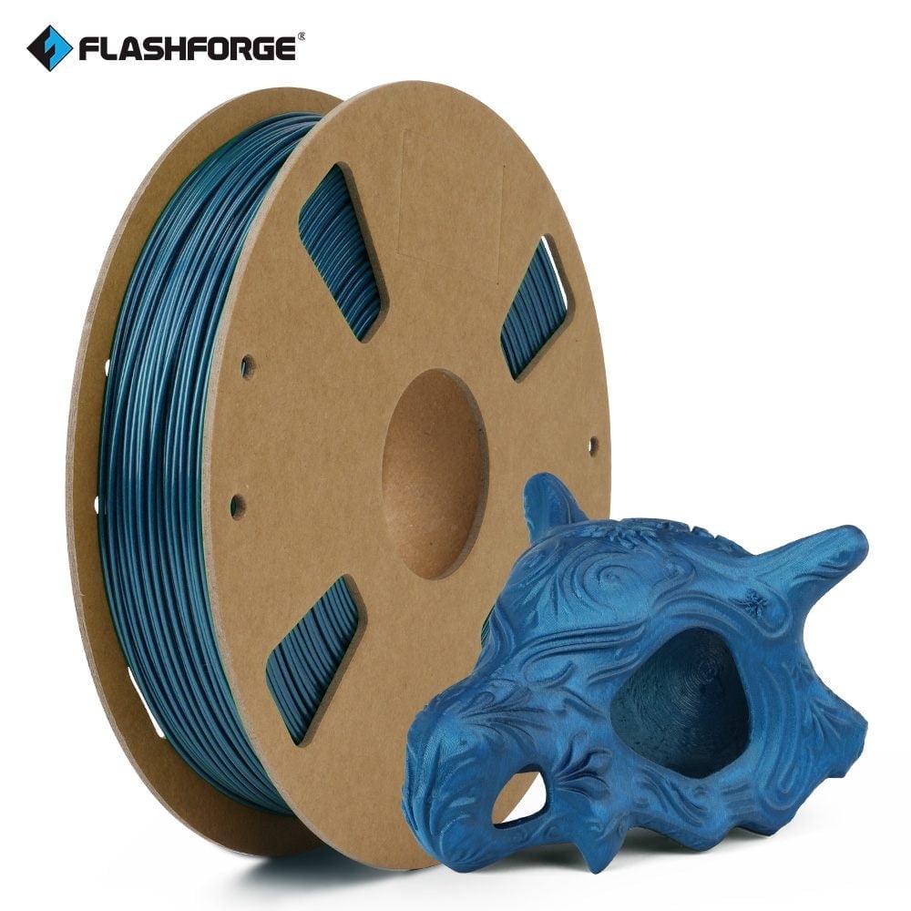 Flashforge PETG Filament 1.75mm, 1KG/2.2lbs PETG 3D Printer Filament, Black