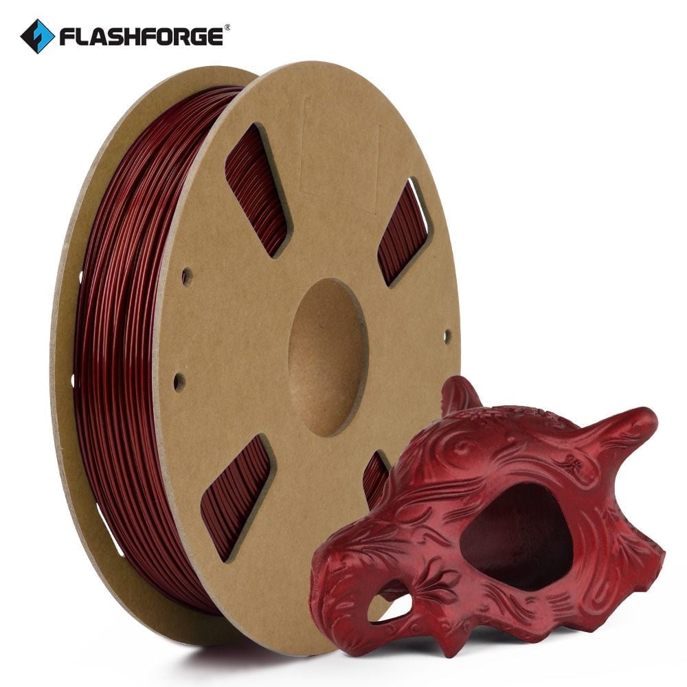 Flashforge PETG Filament 1.75mm, 1KG/2.2lbs PETG 3D Printer Filament, Burnt Titanium