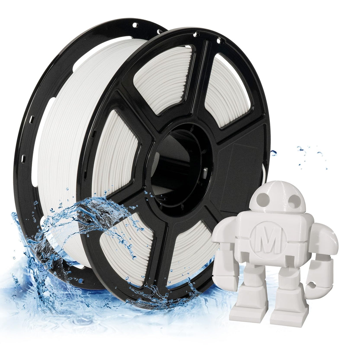 Flashforge PETG Filament 1.75mm, 1KG/2.2lbs PETG 3D Printer Filament, Burnt Titanium
